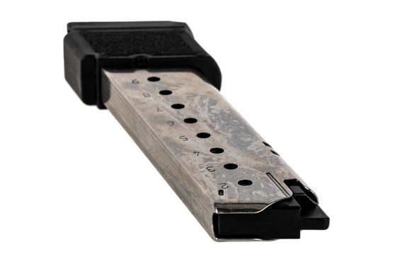 The Sig P220 .45 ACP Magazine features stainless steel construction and side witness holes